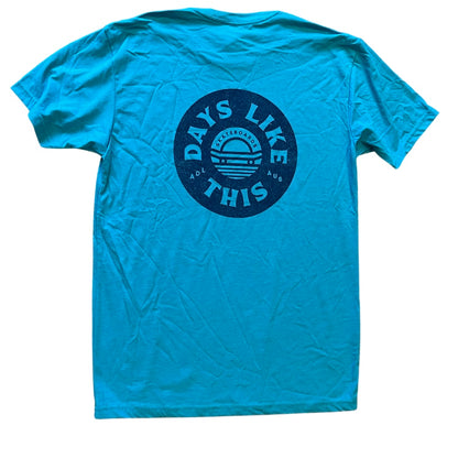 logo t-shirt bondi blue